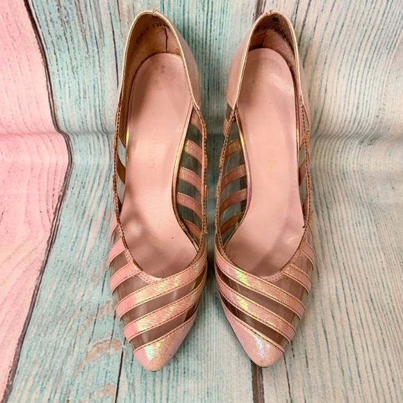 Cute vintage pink heels size 6 - Picture 3 of 12